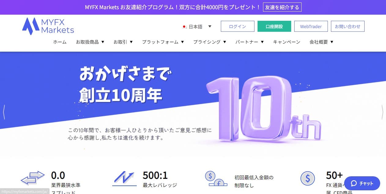 MYFX Markets(マイFXマーケッツ)はシンプルで使いやすい外国のFXブローカー!ただしボーナスが少ない?